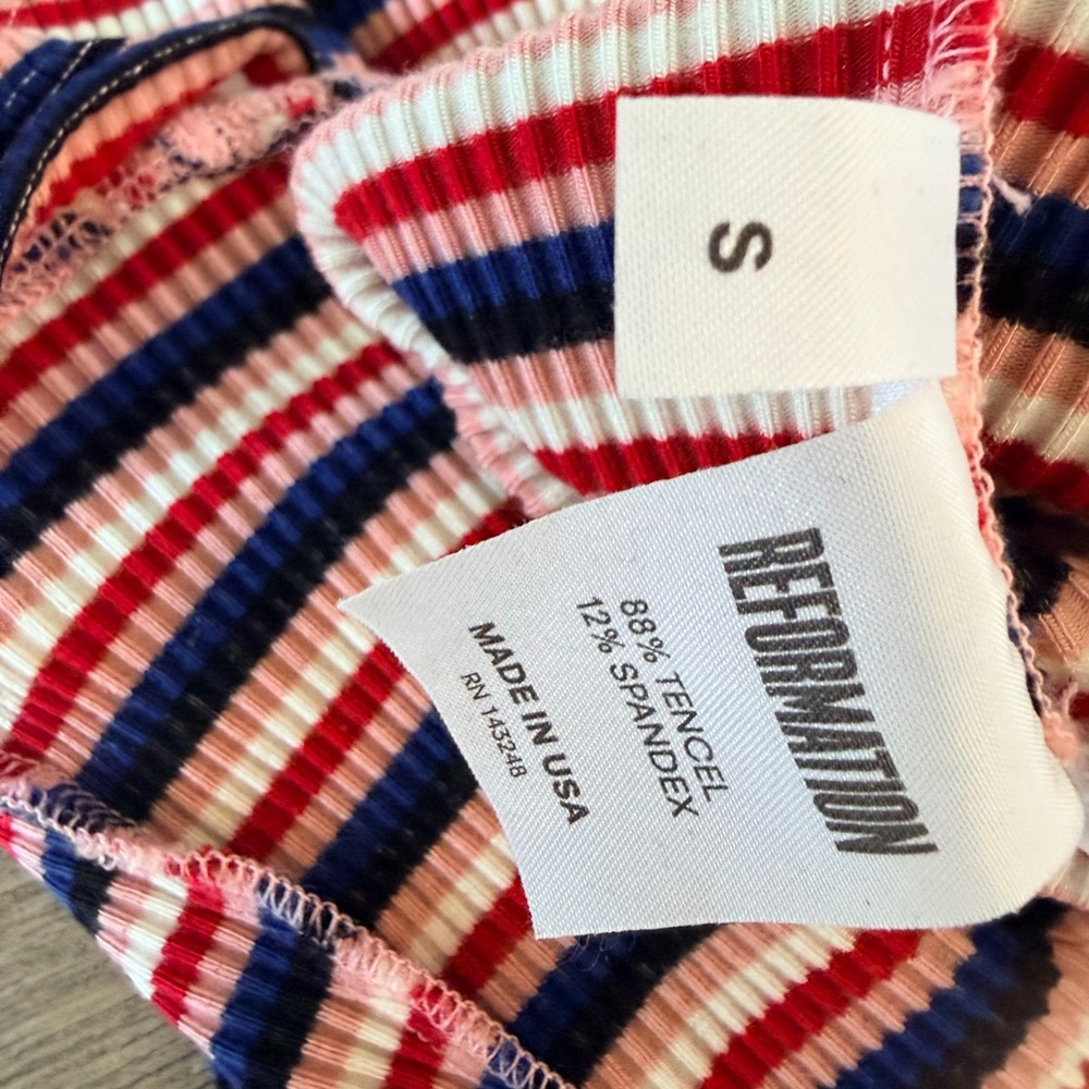 Striped Ribbed Bodysuit - Picture 7 of 7